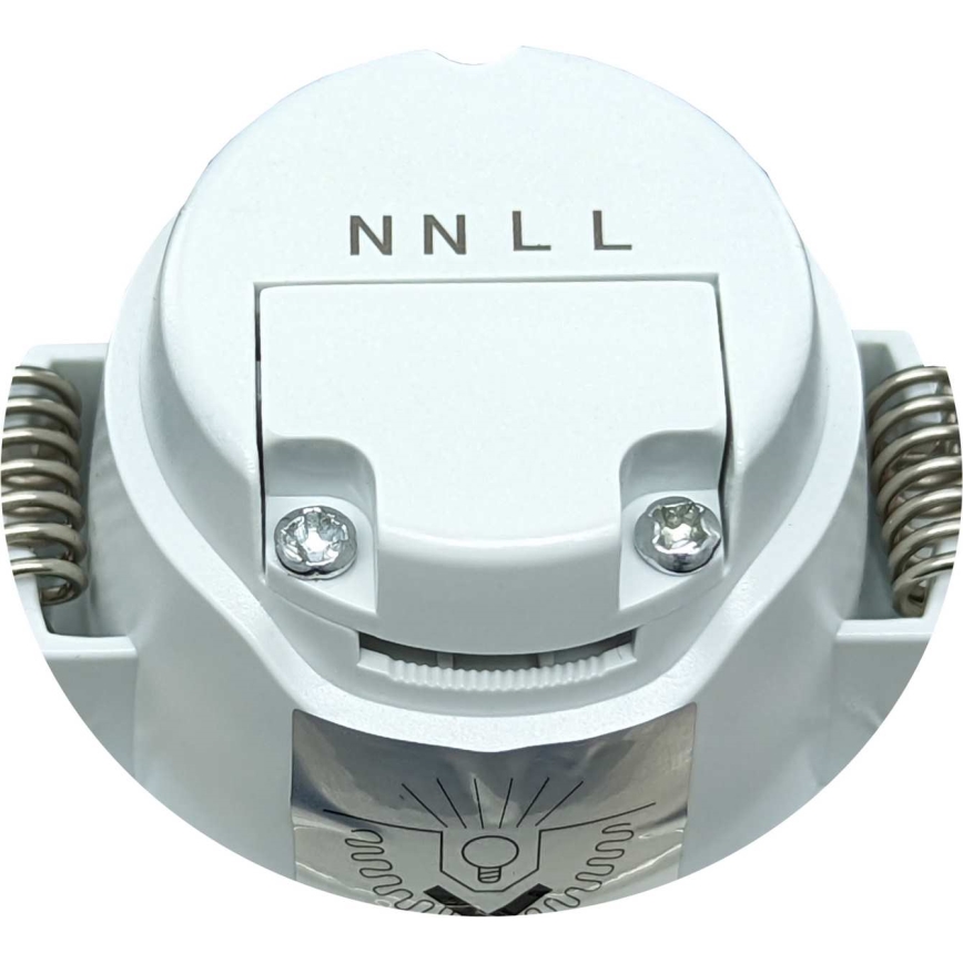 LED infälld badrumsarmatur BONO LED/8W/230V 4000K IP65 matt krom