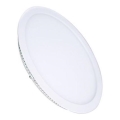 LED infälld takarmatur LED/18W/230V 3000/4000/6000K Ø 22,5 cm vit
