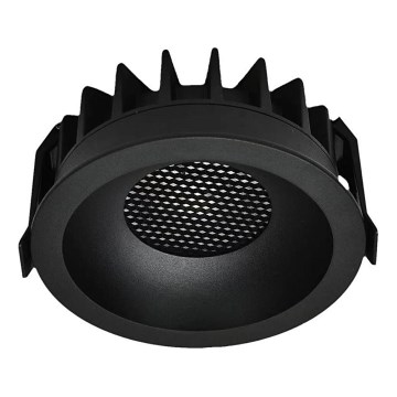 LED infälld takarmatur LED/18W/230V 3000/4000/6400K Ø 10,6 cm svart