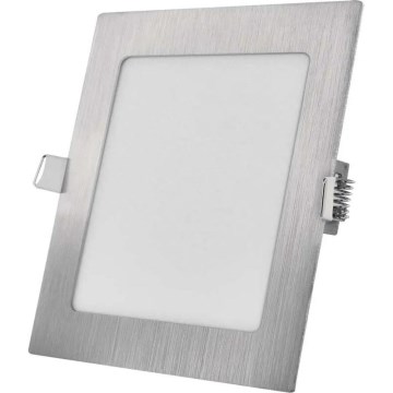 LED infälld takarmatur NEXXO LED/12,5W/230V 3000/3500/4000K silver 17x17 cm