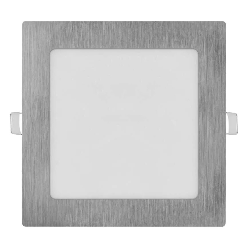 LED infälld takarmatur NEXXO LED/12,5W/230V 3000/3500/4000K silver 17x17 cm