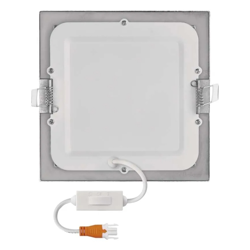 LED infälld takarmatur NEXXO LED/12,5W/230V 3000/3500/4000K silver 17x17 cm
