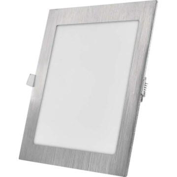 LED infälld takarmatur NEXXO LED/18W/230V 3000/3500/4000K silverfärgad 22,5x22,5 cm