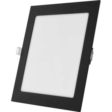 LED infälld takarmatur NEXXO LED/18W/230V 3000/3500/4000K svart 22,5 x 22,5 cm