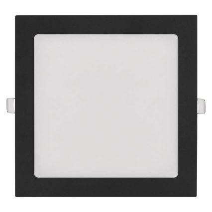 LED infälld takarmatur NEXXO LED/18W/230V 3000/3500/4000K svart 22,5 x 22,5 cm