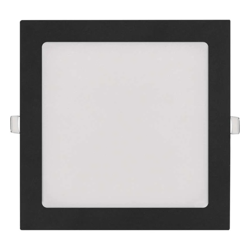LED infälld takarmatur NEXXO LED/18W/230V 3000/3500/4000K svart 22,5 x 22,5 cm