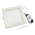 LED infälld takarmatur RIKI-V LED/12W/230V 175x175 mm IP40