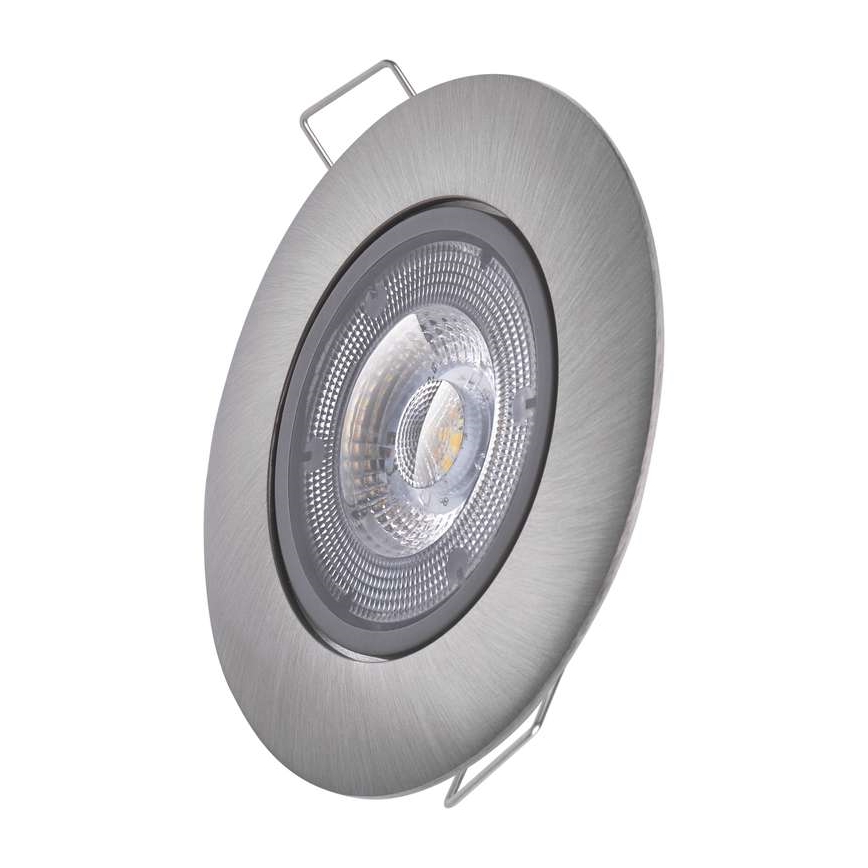 LED infälld taklampa EXCLUSIVE LED/5W/230V 4000 K silver
