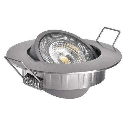 LED infälld taklampa EXCLUSIVE LED/5W/230V 4000 K silver