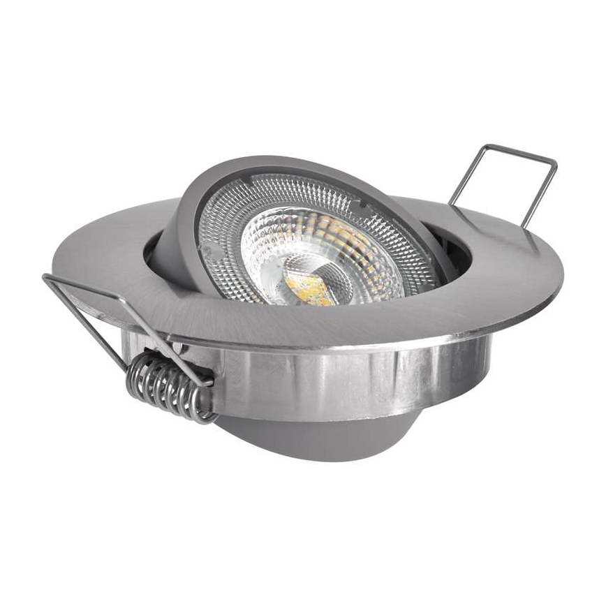 LED infälld taklampa EXCLUSIVE LED/5W/230V 4000 K silver