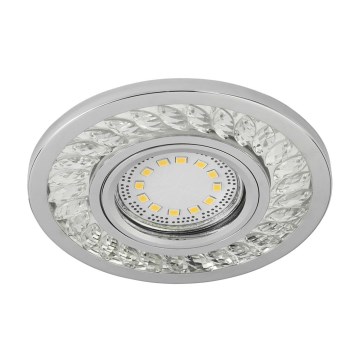 LED infälld taklampa EYE 1xGU10/50W + LED/3W/230V