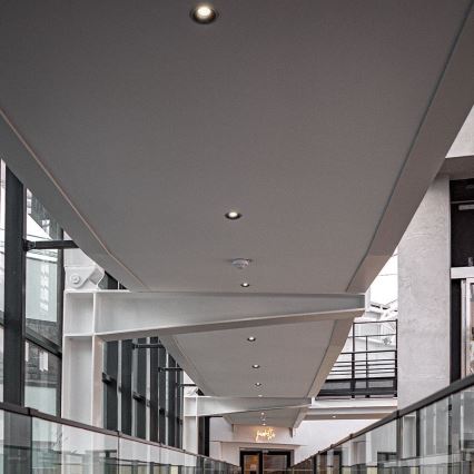 LED infälld taklampa LED/24W/230V 3000/4000/6400K Ø 13,5 cm svart