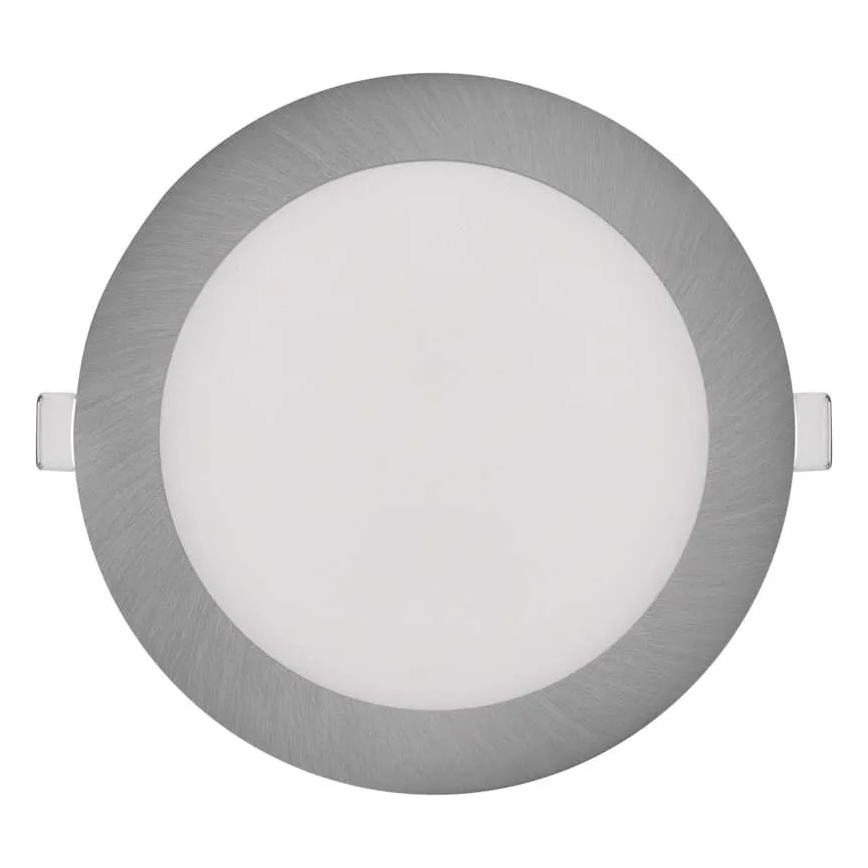 LED-infälld taklampa NEXXO LED/12,5W/230V 3000/3500/4000K silverfärgad Ø 17 cm