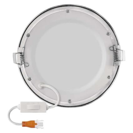 LED-infälld taklampa NEXXO LED/12,5W/230V 3000/3500/4000K silverfärgad Ø 17 cm