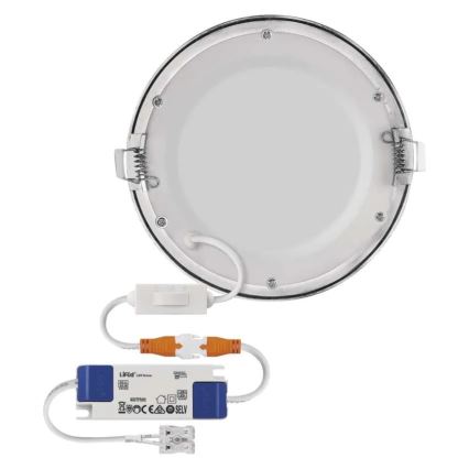 LED-infälld taklampa NEXXO LED/12,5W/230V 3000/3500/4000K silverfärgad Ø 17 cm