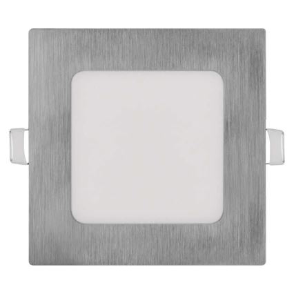 LED infälld taklampa NEXXO LED/7W/230V 3000/3500/4000K silverfärgad 12x12 cm