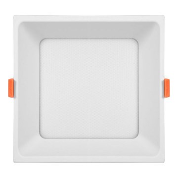 LED infälld taklampa TONY LED/12W/230V 3000/4000/6500K 12x12 cm vit
