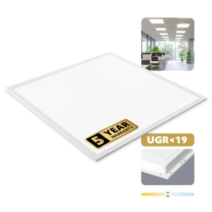 LED infälld takpanel DAVRO LED/40W/230V 4000K UGR19 59,5x59,5 cm vit