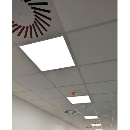 LED dimbar infälld takpanel för badrum STELLA LED/28/32/36/40W/230V 59,5x59,5 cm CRI 90 IP44 vit