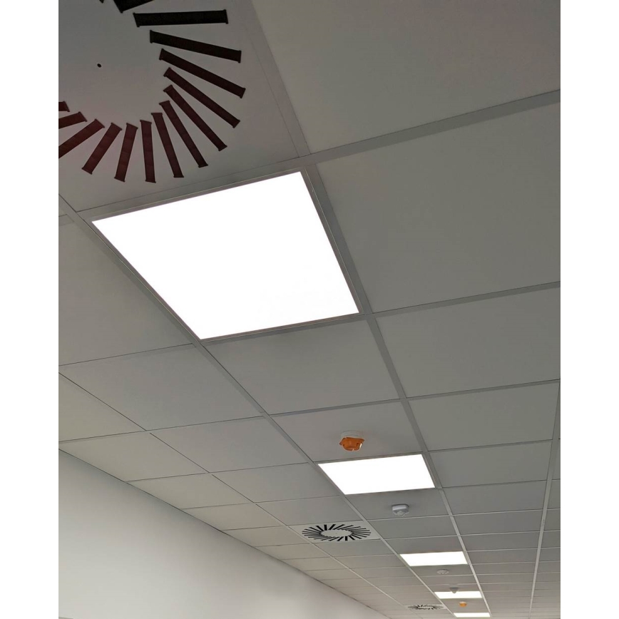 LED dimbar infälld takpanel för badrum STELLA LED/28/32/36/40W/230V 59,5x59,5 cm CRI 90 IP44 vit