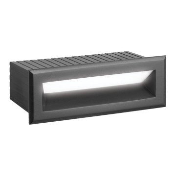 LED-infälld utomhusarmatur FLIK LED/3W/230V IP65 antracit