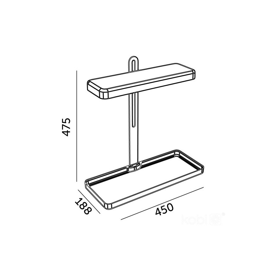LED Inomhuslampa för odling av växter LED/20W/5V 3500K