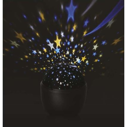 LED Jul projektor LED/3xAA