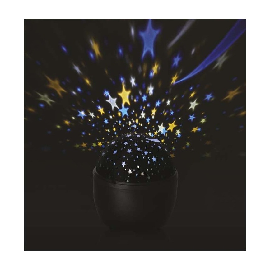 LED Jul projektor LED/3xAA