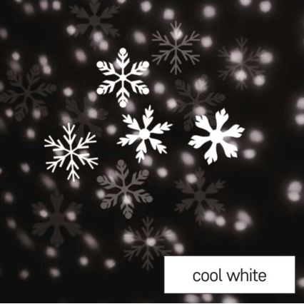 LED Jul utomhusprojektor LED/3,6W/230V IP44 kall vit