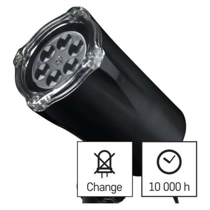LED Jul utomhusprojektor LED/3,6W/230V IP44 kall vit