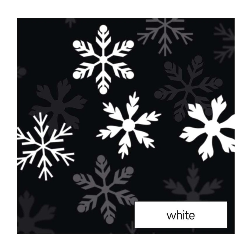 LED Jul utomhusprojektor LED/3,6W/230V IP44 vit