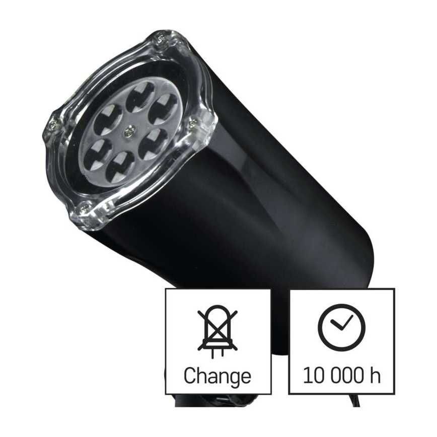 LED Jul utomhusprojektor LED/3,6W/230V IP44 vit