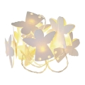 LED-julbelysning CHAIN 10xLED/2xAA 1,65m varmvit