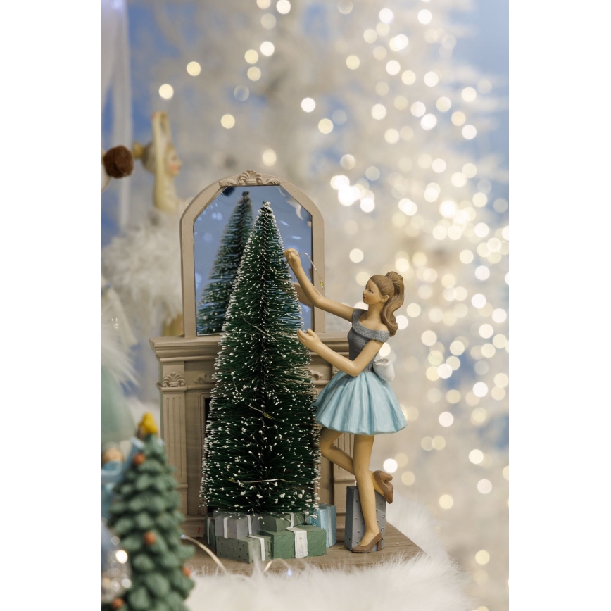 LED juldekoration 10xLED/3xAAA varm vit