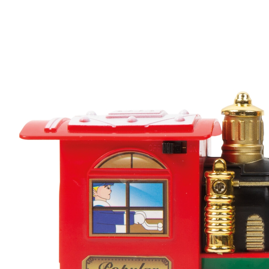 LED Juldekoration 10xLED/4xAA tåg