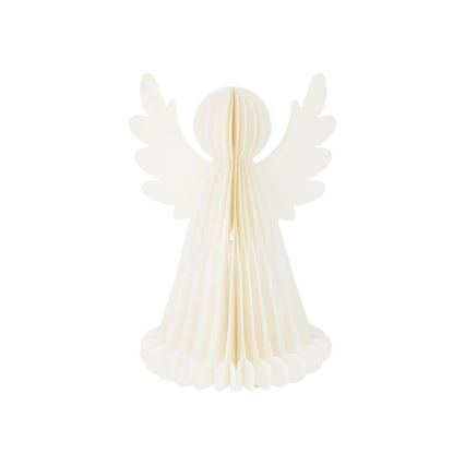 LED-juldekoration 12xLED/3xAA 38 cm varmvit ängel
