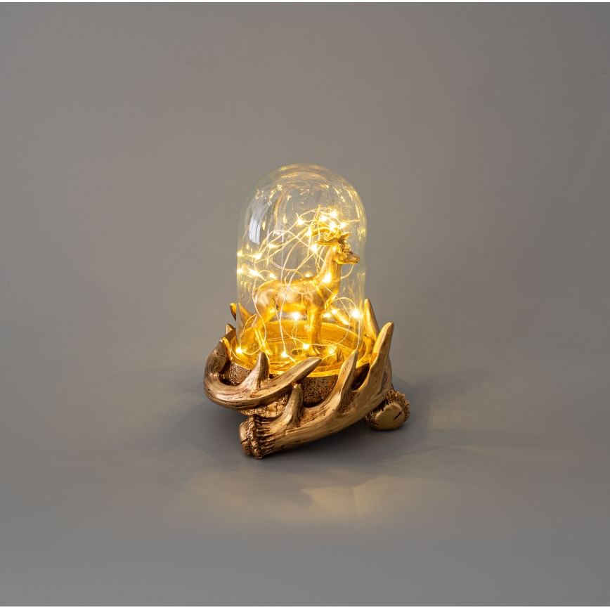 LED juldekoration 12xLED/3xAAA varm vit