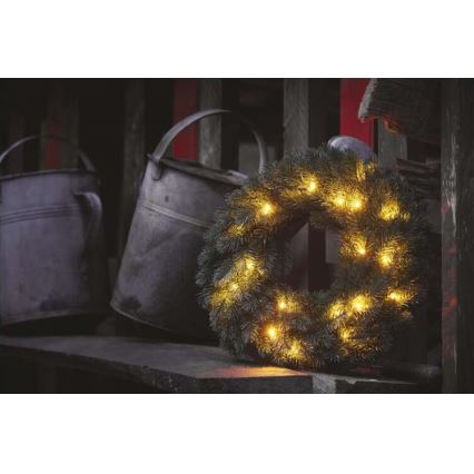 LED juldekoration  20xLED/2xAA diameter  40 cm