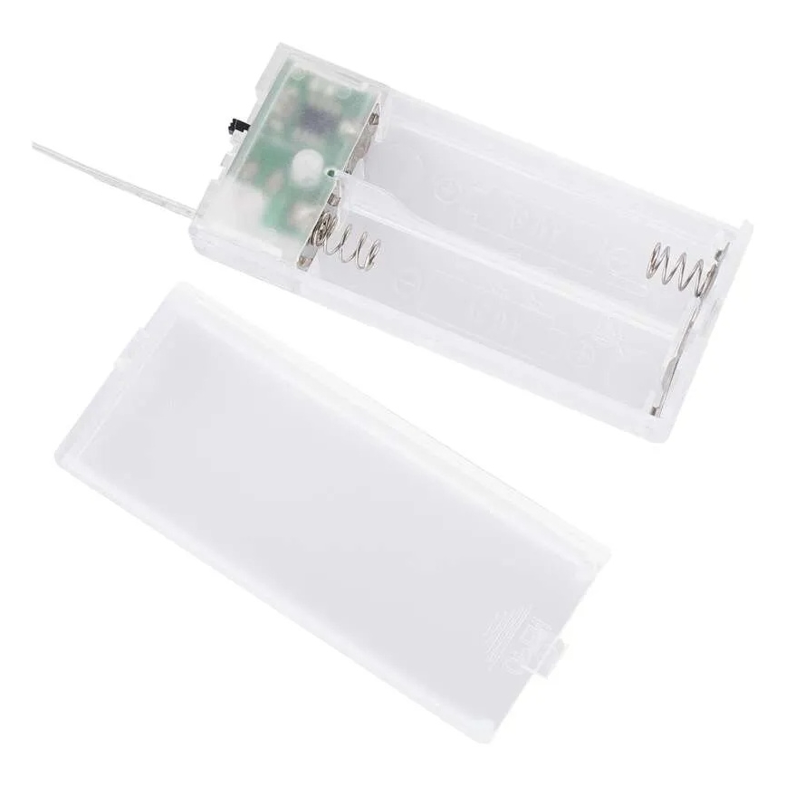 LED juldekoration 40xLED/2xAA varmvit stad