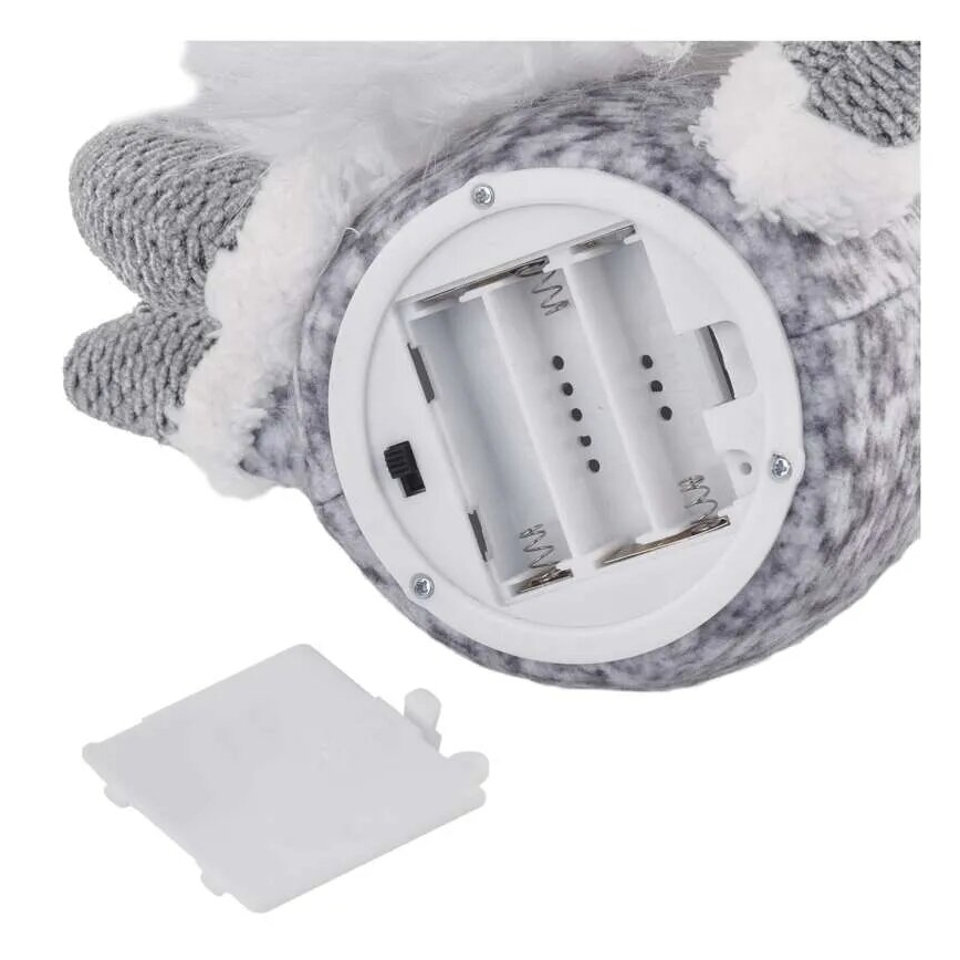 LED Juldekoration 4xLED/3xAA tomte