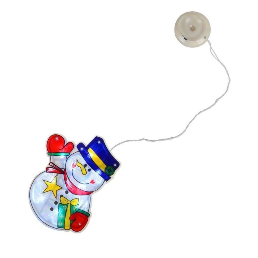 LED juldekoration för fönster 10xLED/3xAAA