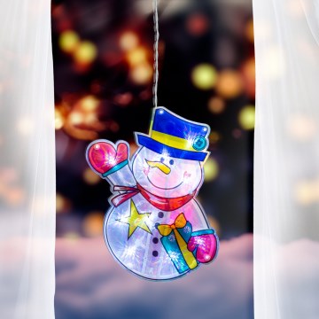 LED juldekoration för fönster 10xLED/3xAAA