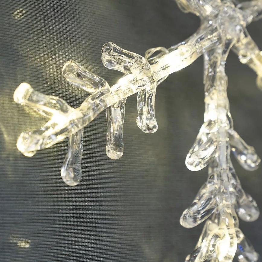 LED juldekoration för fönster 16xLED/3xAA varmvit