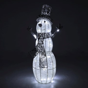 LED juldekoration för utomhusbruk LED/3,6W/230V/kall vit 75 cm IP44 snögubbe