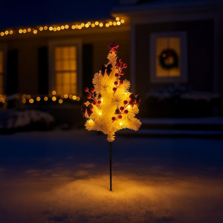 LED-juldekoration LED/1W/230V 75 cm IP44 vit