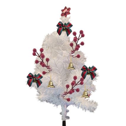 LED-juldekoration LED/1W/230V 75 cm IP44 vit