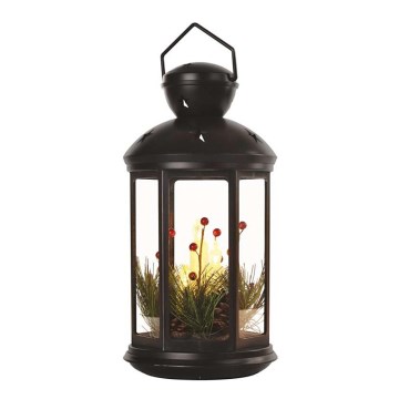 LED-juldekoration, LED/3xAAA, svart