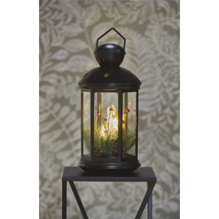LED-juldekoration, LED/3xAAA, svart