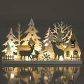 LED juldekoration LED/3xAAA/varm vit skog