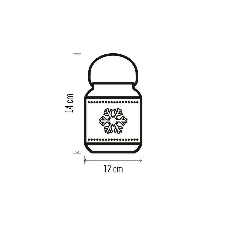 LED juldekoration LED/3xAAA vit